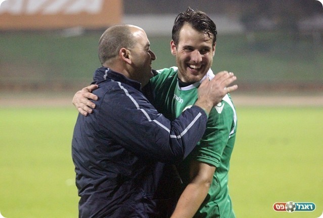 רוצים להתקדם בגביע. שחם ואסקלינג (צילום: לירן דורף)