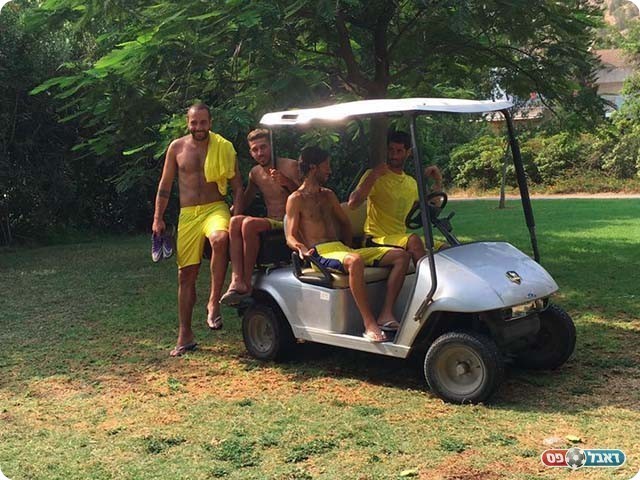 סיסו, חסן, עקיבא ושריקי. נהנו במחנה האימון