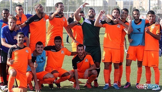 רצף של תשעה ניצחונות מעשרה משחקים. שחקני נס ציונה (לירן דורף)