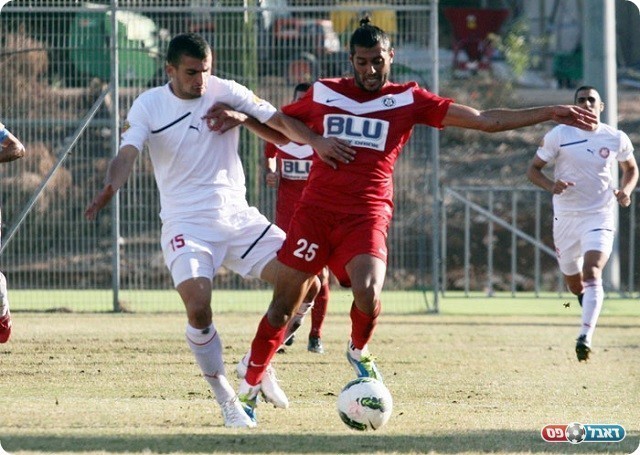 שיחק בליגת העל, היום בבני כאבול. חשאן באדום (באדיבות וואלה ספורט)