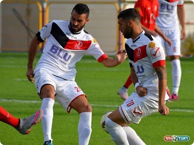 ערן מלכין (מימין) וליעד אלמליח. יביאו את הדרבי להפועל? (מיכאל מלכין)