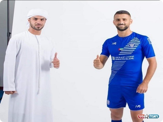 ניסיון שלא הבשיל לדרך ארוכה יחדיו. עבדאללה חליחל במעמד החתימה באל נסאר בעונה שעברה (מדיה אל נסאר)