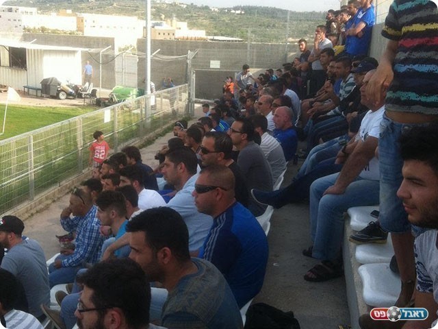 הקהל שהגיע למשחק העונה (סלמאן סובח)