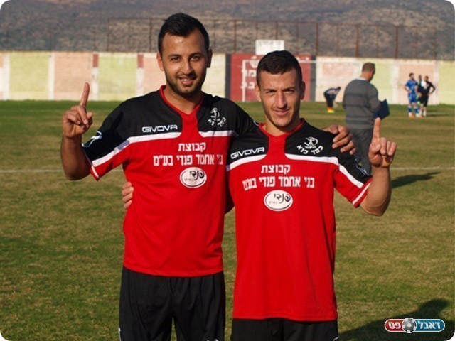 שאדי חמודה (מימין) ודודי אלישע (דאפר מחמיד)