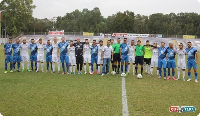 שחקני שתי הקבוצות (תאמר סרסור)