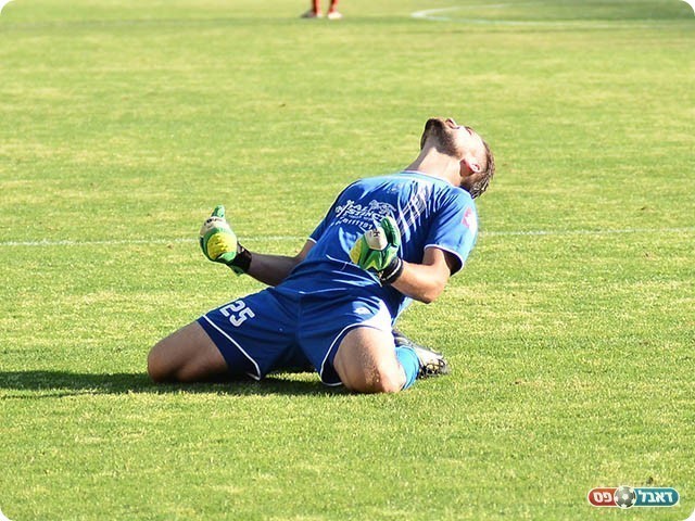 עדי תדמור בסיום המשחק (ארנון לוי)