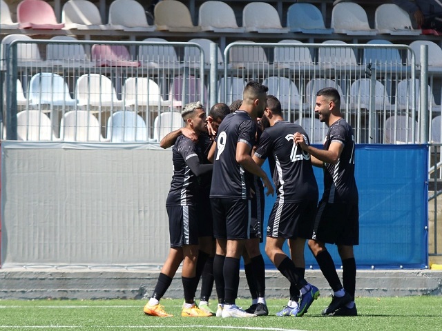 נקודה חשובה במאבקי התחתית. שחקני טייבה חוגגים (דאפר מאחמיד)