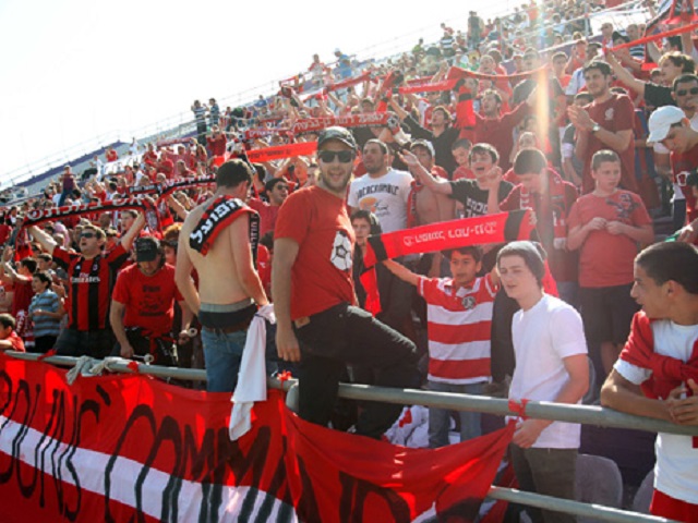 כמות הקהל ביציעים תגדל? אוהדי הפועל ר"ג (ערוץ הספורט)