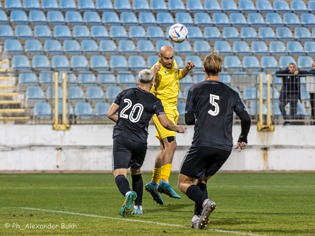 המציאו את עצמם מחדש. שחקני מרמורק במשחק מול מכבי הרצליה (אלכסנדר בוך)