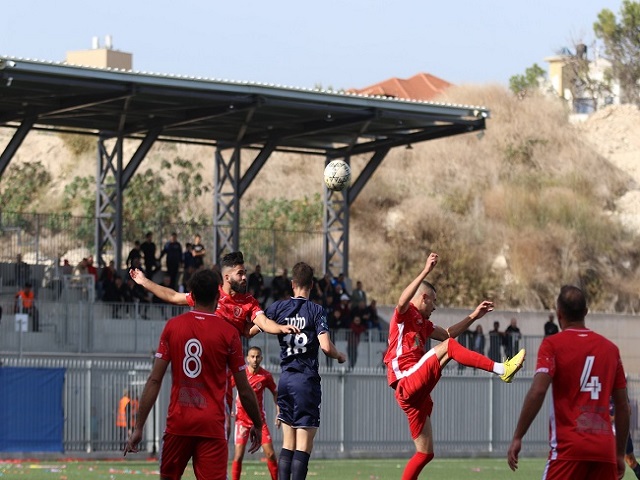 אין רגע דל. שחקני קלנסוואה במשחק הגביע מול בני סכנין